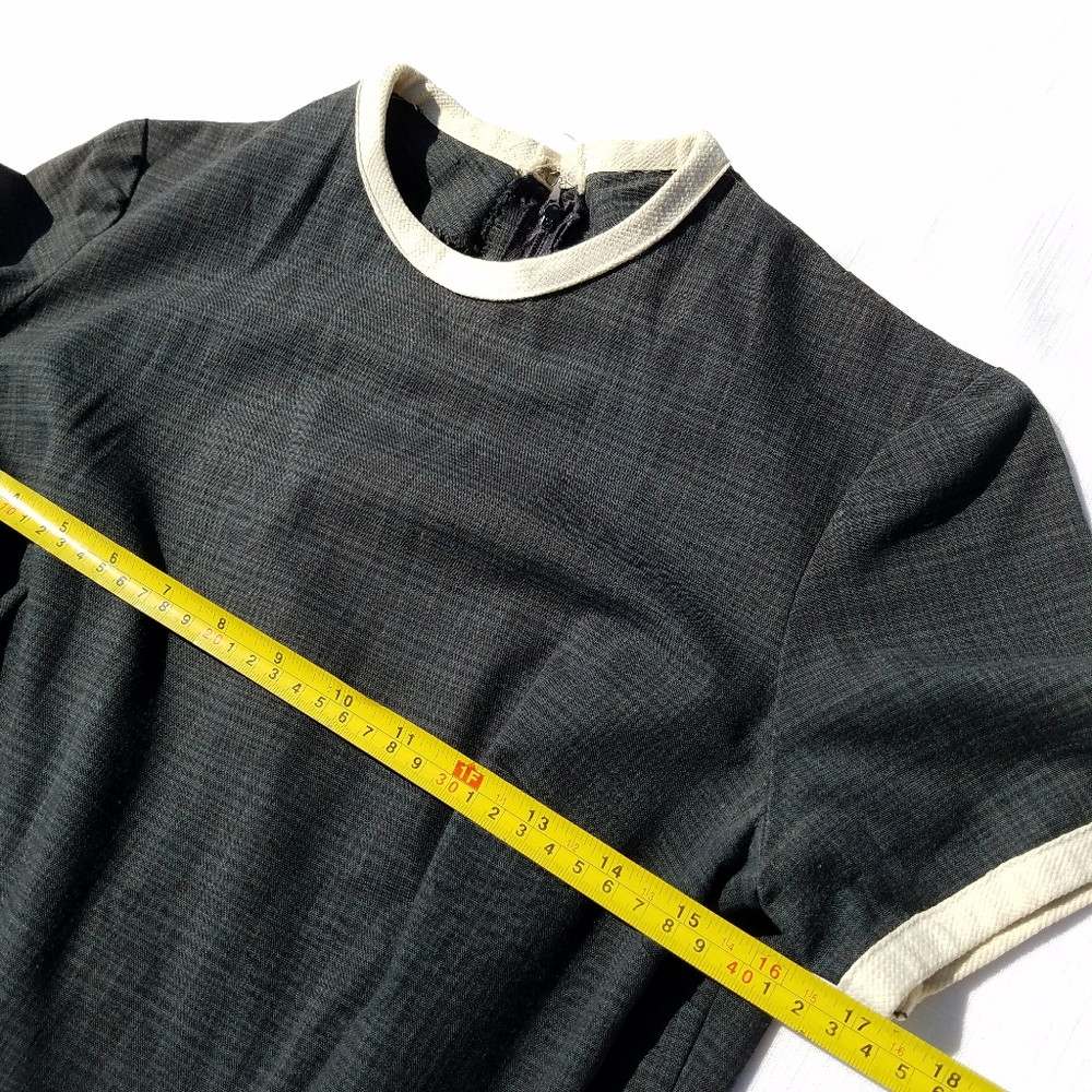 VTG 50's Handmade Dress Black Ringer Pinup - Picture 5 of 14